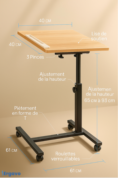 Bureau Réglable Électriquement – Design Moderne & Fonctionnel