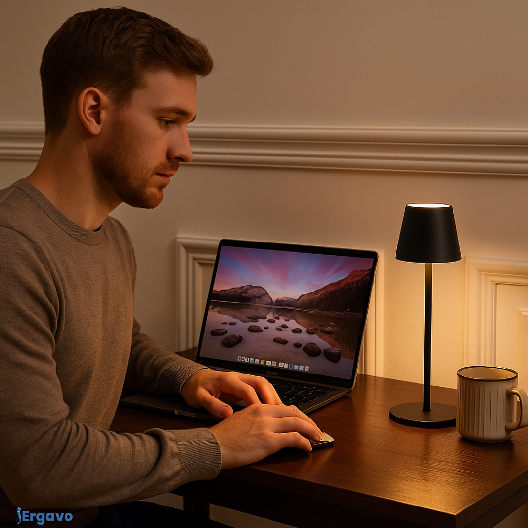 Lampe de Bureau LED – Lumière réglable & design épuré