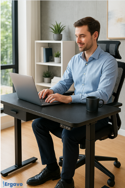 Bureau réglable en hauteur – Design moderne et confort ergonomique