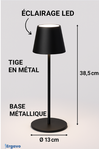 Lampe de Bureau LED – Lumière réglable & design épuré
